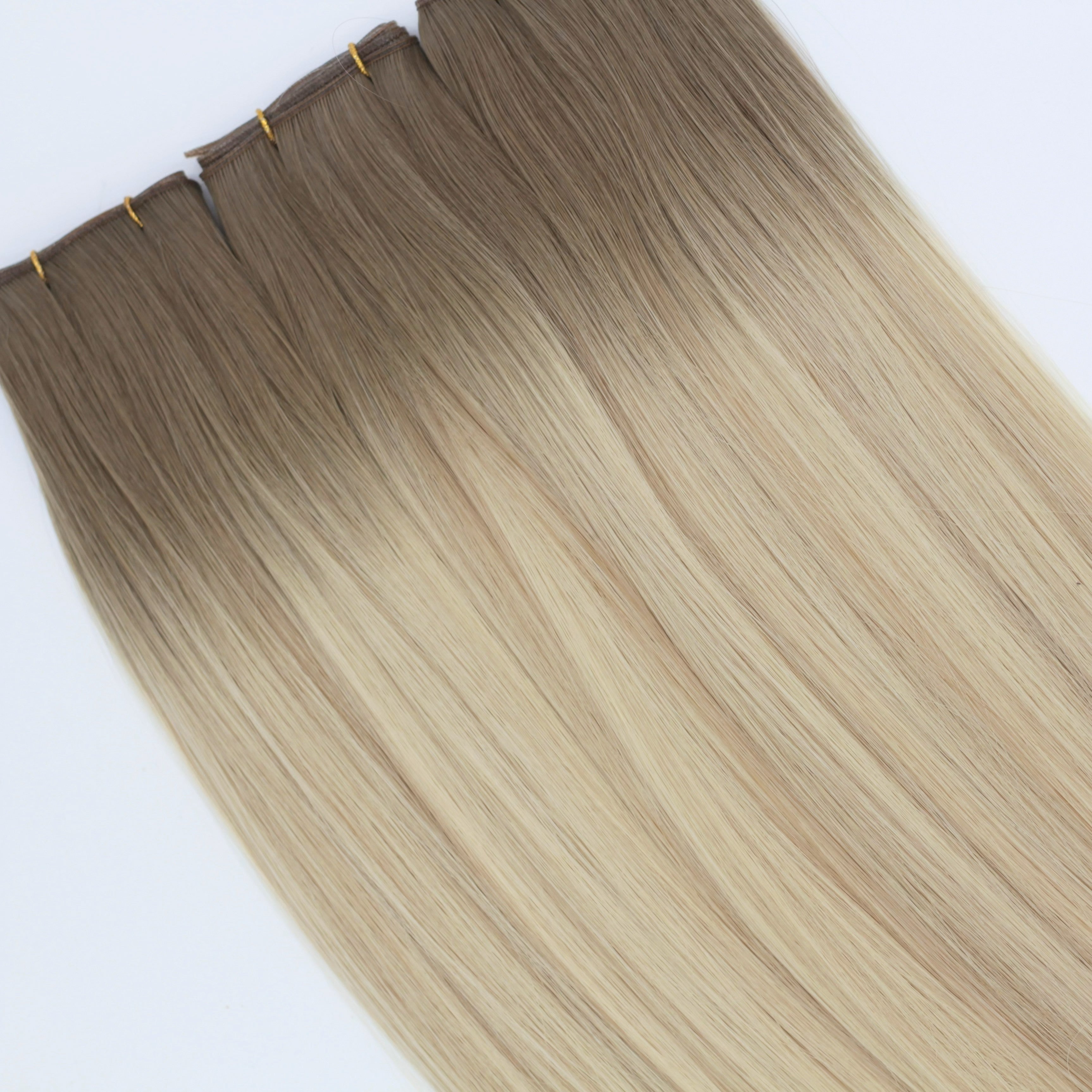 Rooted Toasted Blonde Piano - Intermix Weft – Intertwined Hair