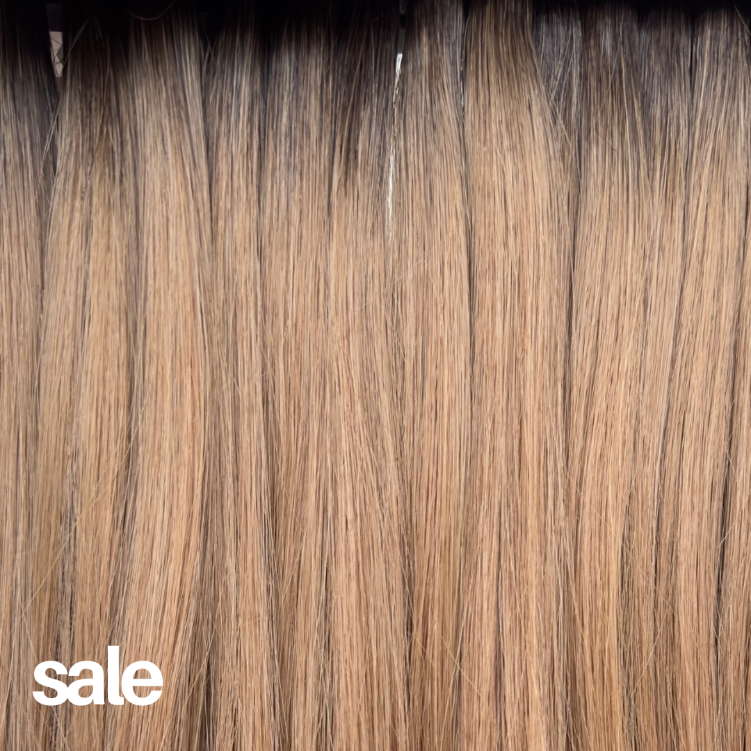 FINAL SALE - Rooted Mid Brown - Individual Hand Tied Weft