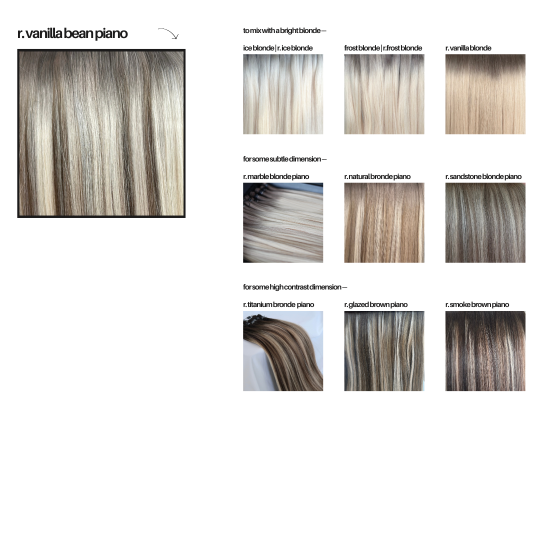 Rooted Vanilla Bean Piano - InterMix Wefts