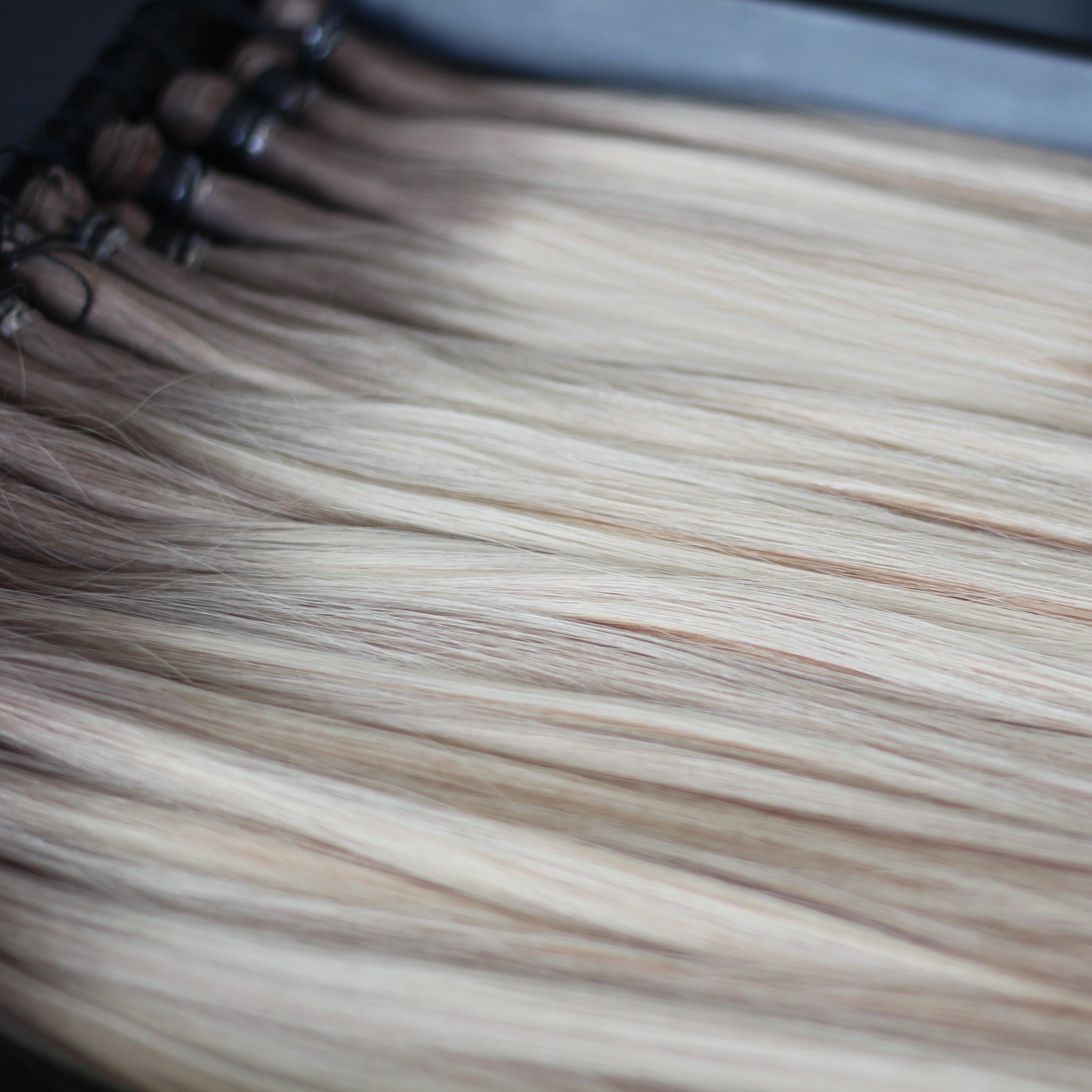Rooted Marble Blonde - Luxe Hand Tied Weft