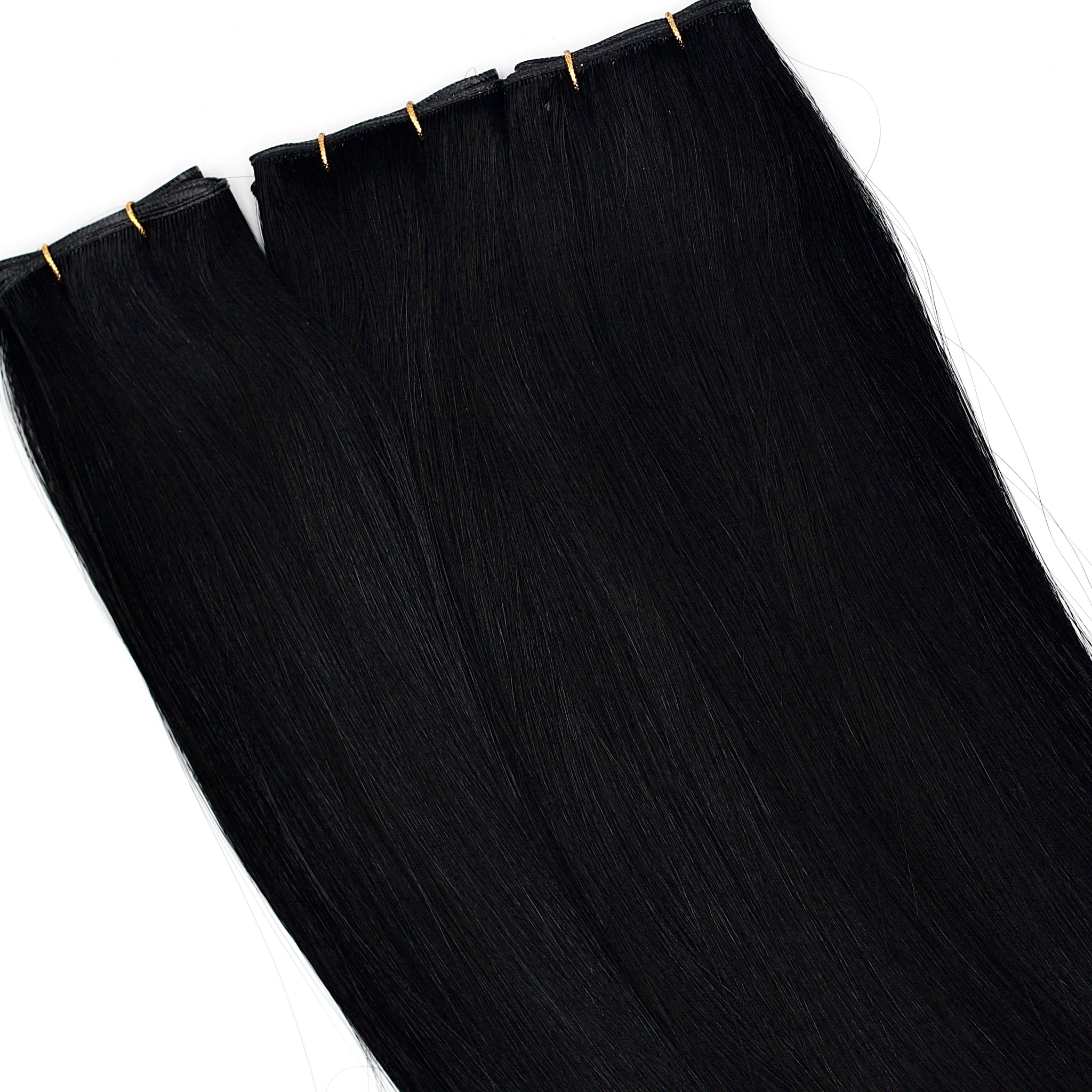 Black - Keratin Flat Tips (Half Pack)