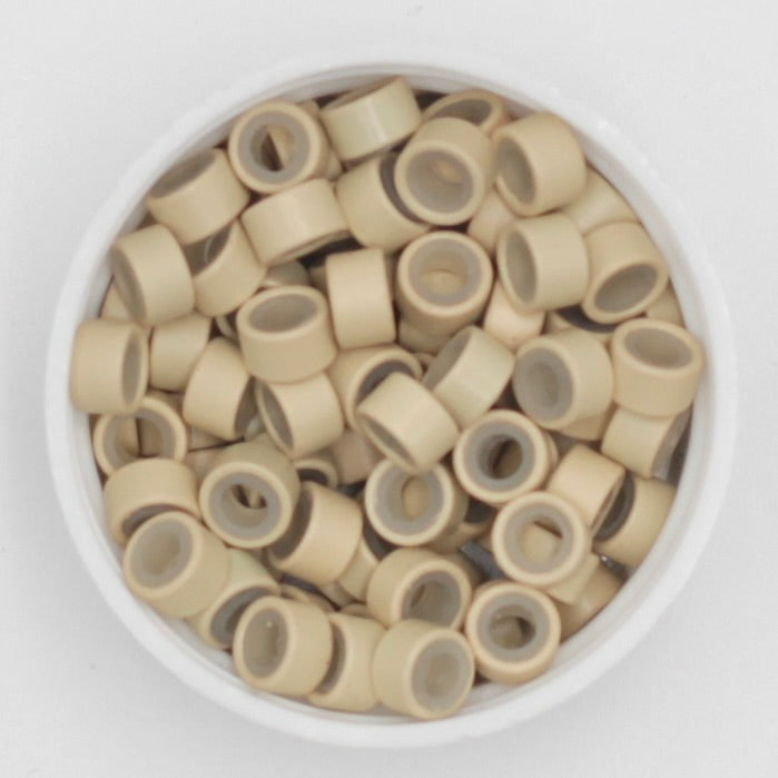 2MM Silicone Lined Micro Aluminum Beads (1000)