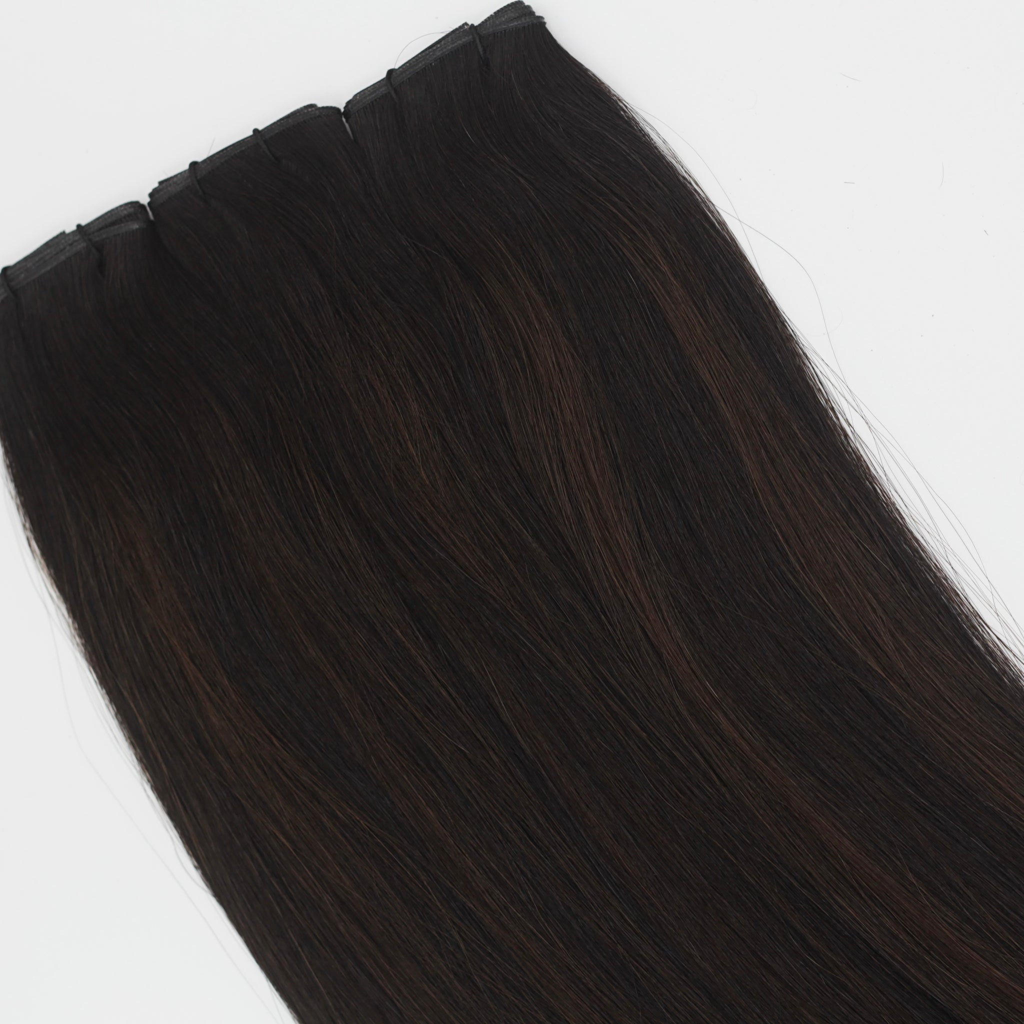 Rooted Twilight Brown Piano - Keratin Flat Tips (Half Pack)