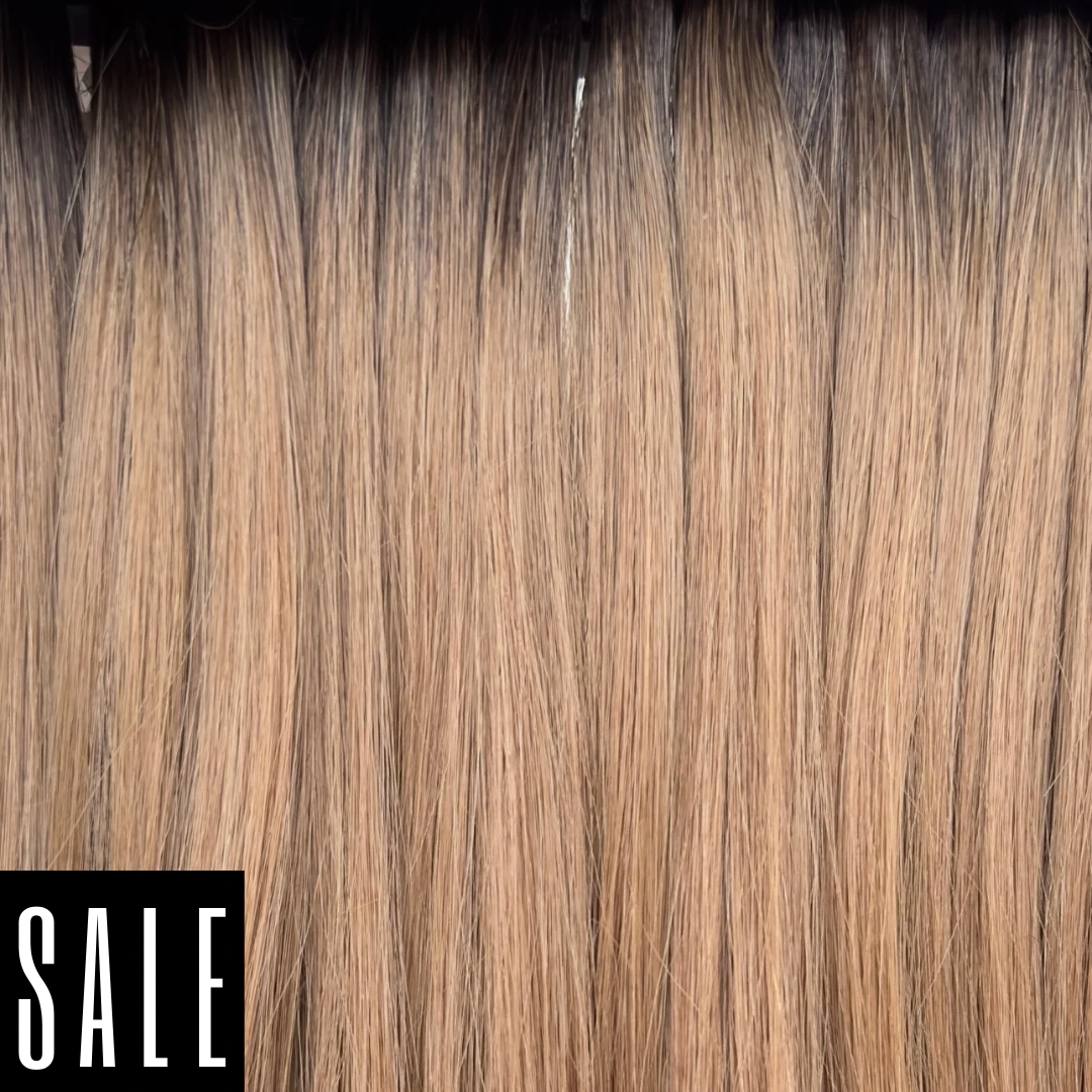 FINAL SALE - Rooted Mid Brown - Luxe Hand Tied Weft