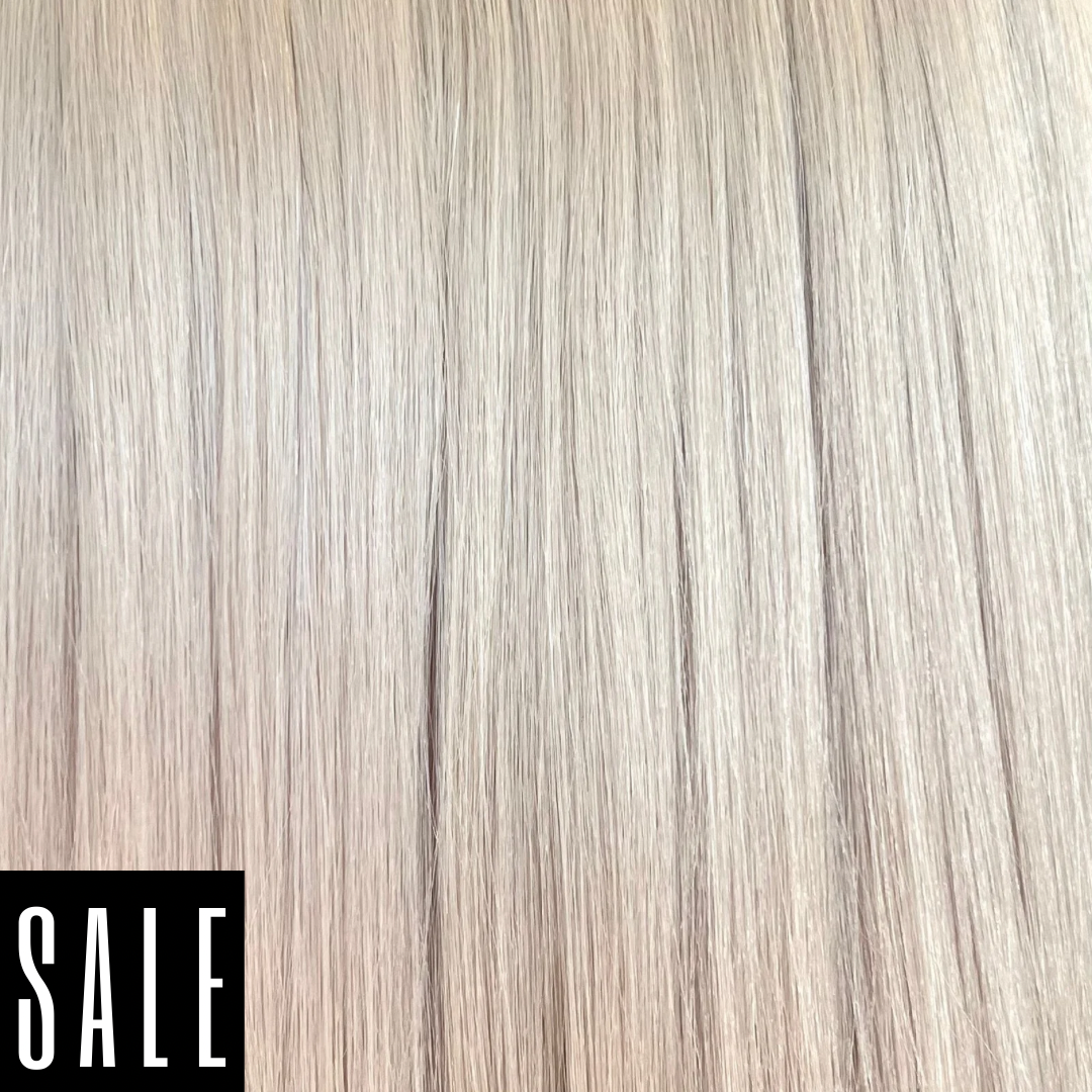 FINAL SALE - Snow Blonde - Luxe Hand Tied Weft