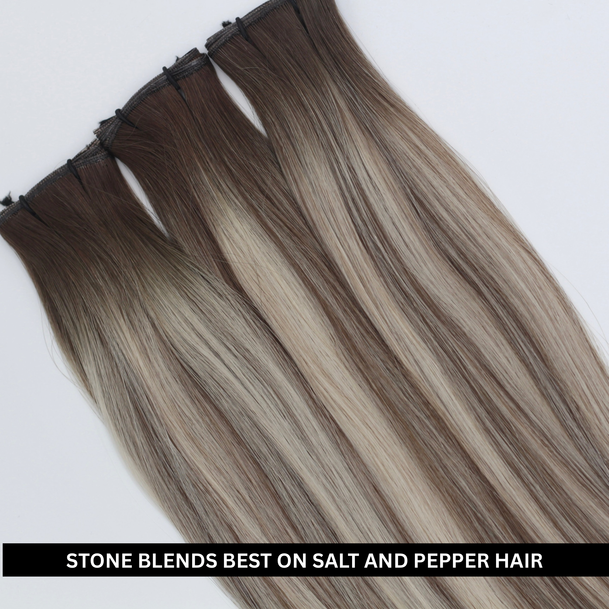 Rooted Stone Blonde Piano - Intermix Weft