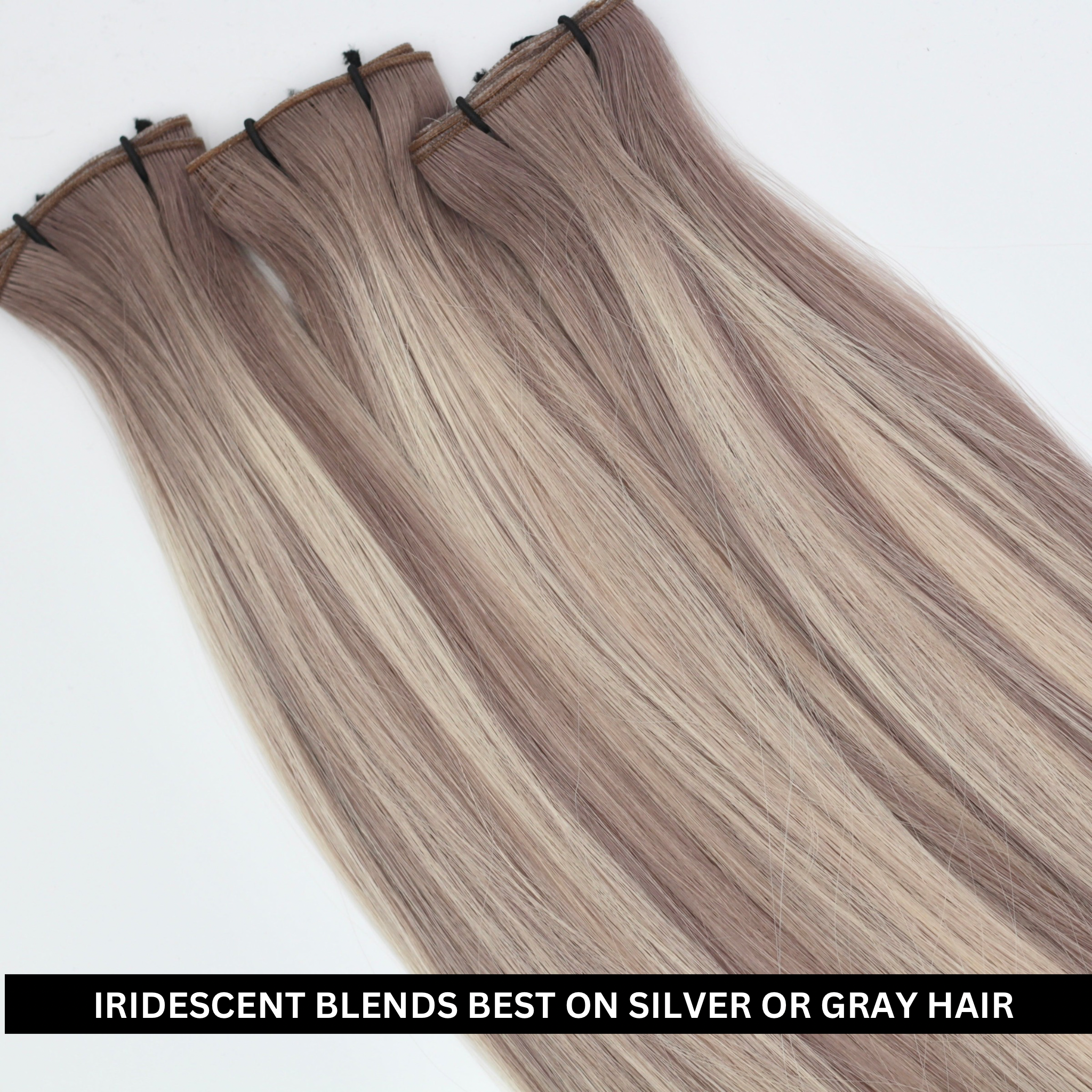 Rooted Iridescent Blonde Piano - Intermix Weft