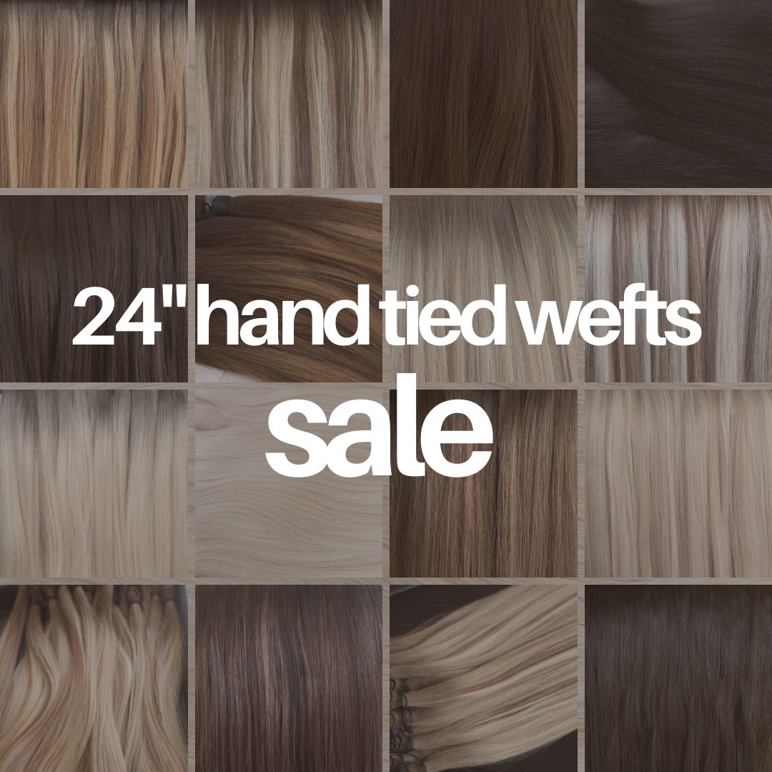 24" Individual Hand Tied Wefts (SALE)