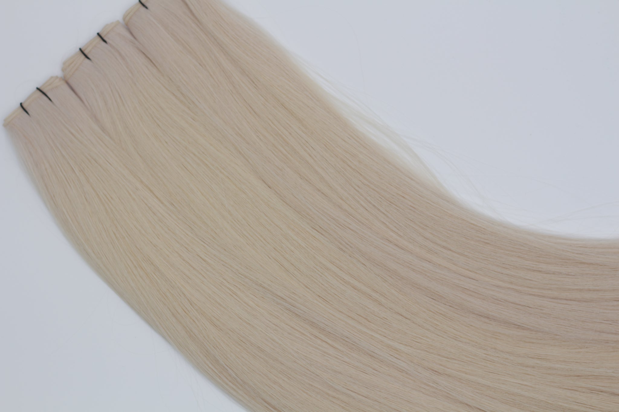 Ice Blonde - Individual Hand Tied Weft