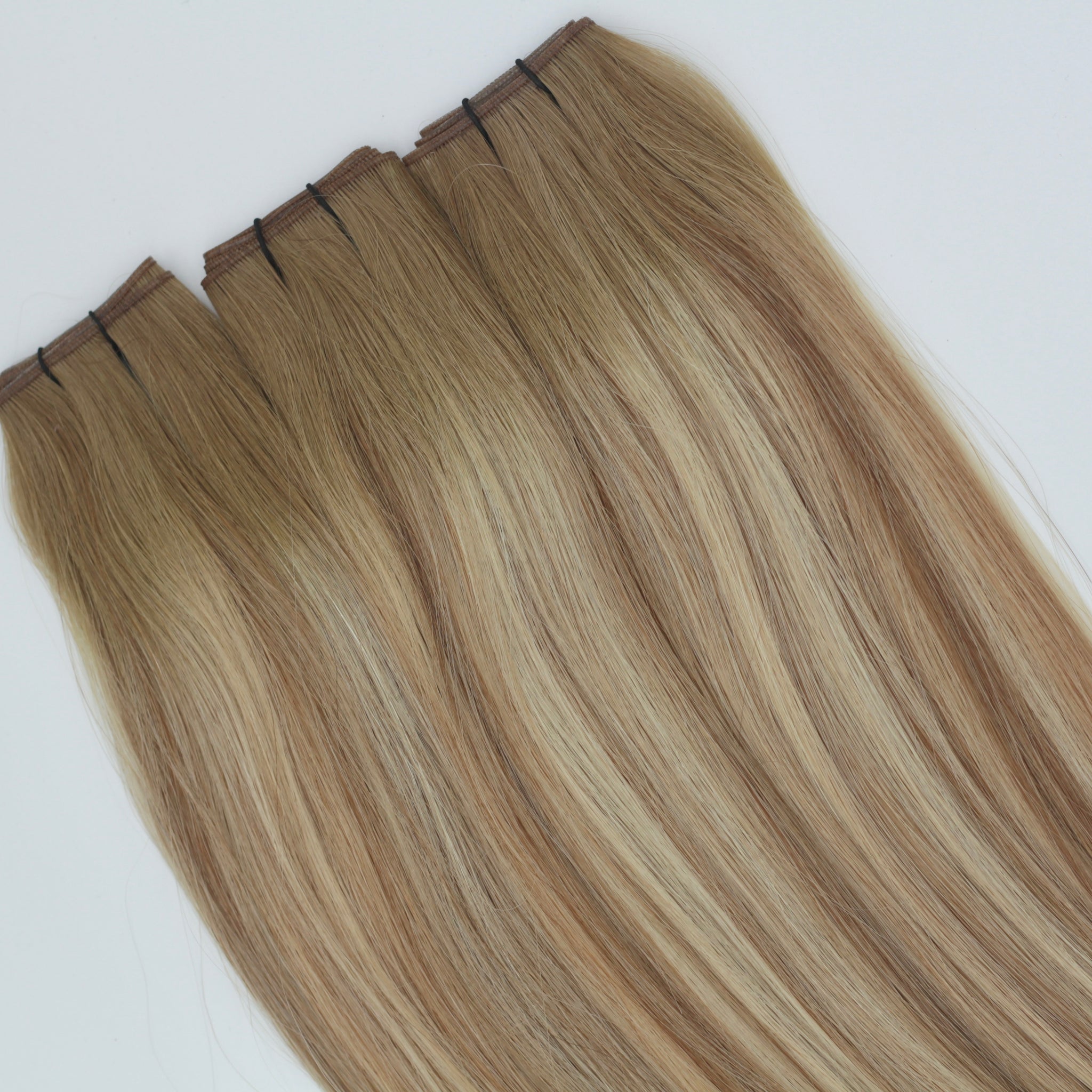 Rooted Autumn Blonde Piano - Keratin Flat Tips (Half Pack)