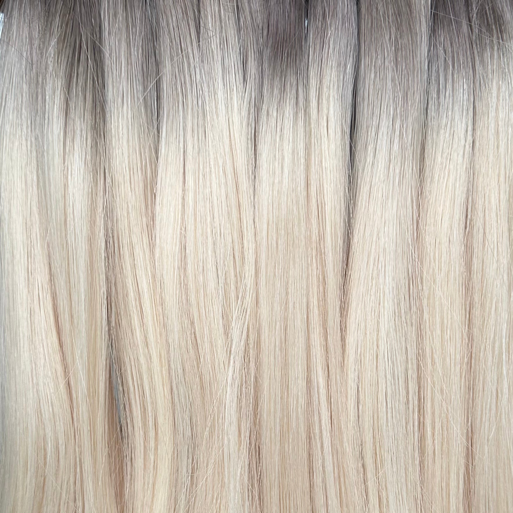 Rooted Frost Blonde - Keratin Flat Tips