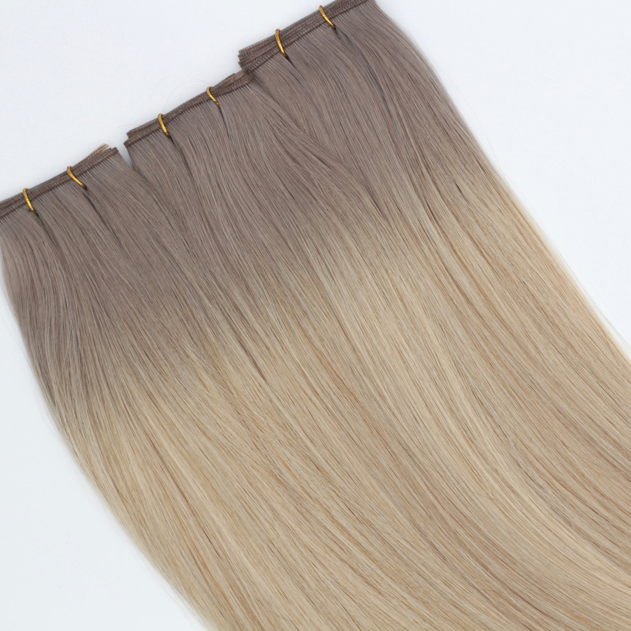 Rooted Mixed Blonde - Individual Hand Tied Weft