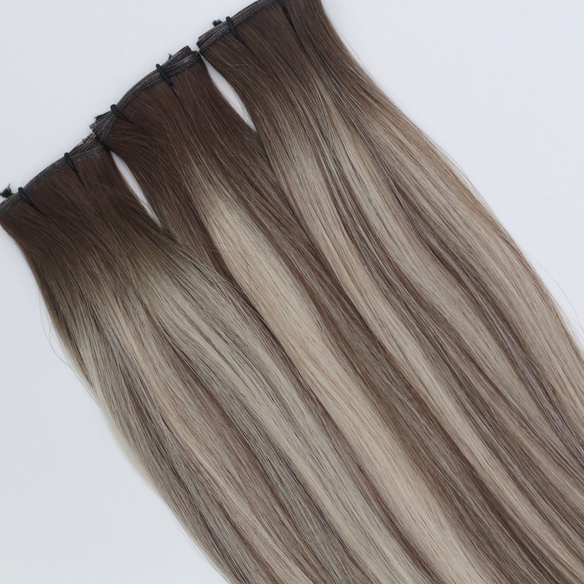 Rooted Stone Blonde Piano - Keratin Flat Tips (Half Pack)
