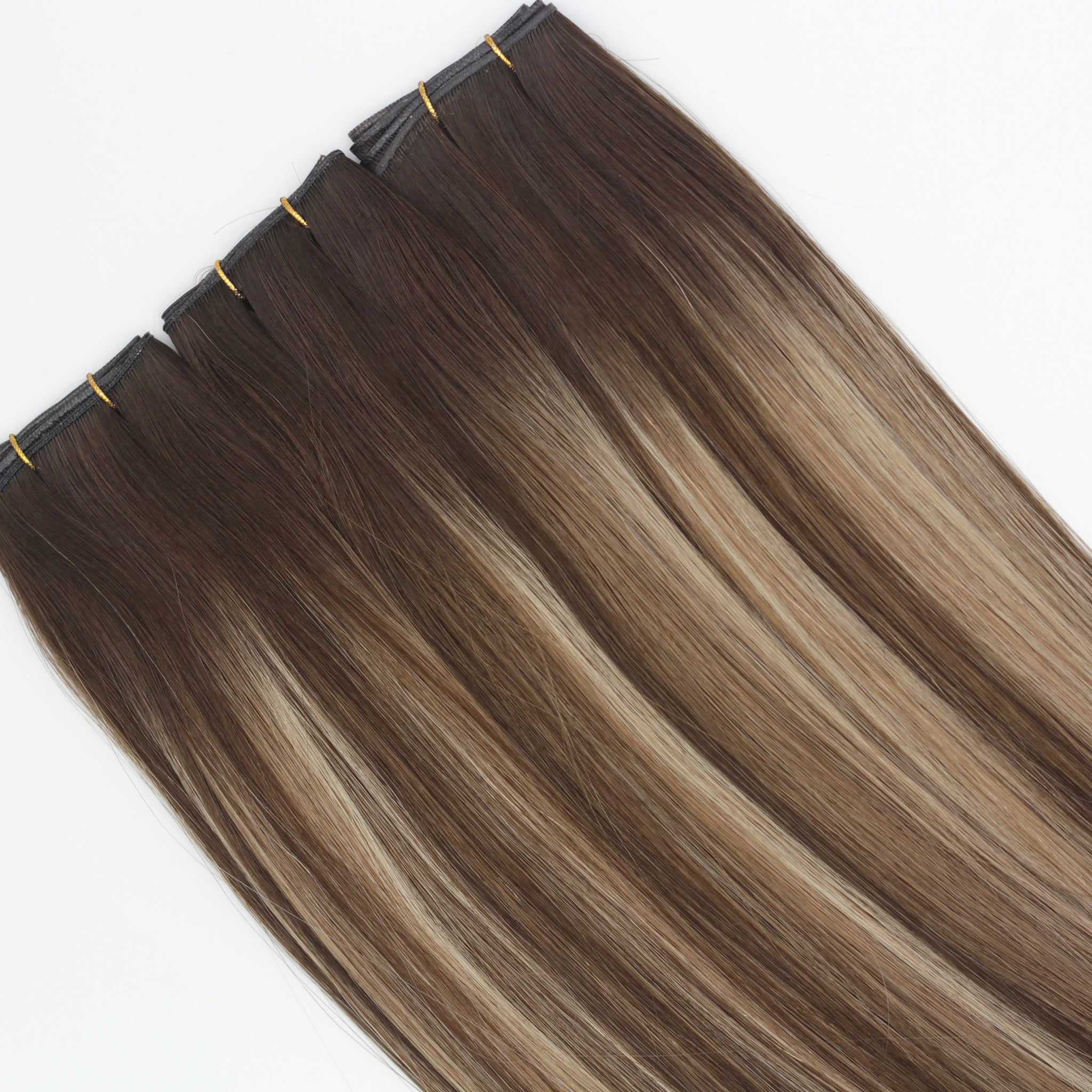 Rooted Glazed Brown Piano - Tape Ins