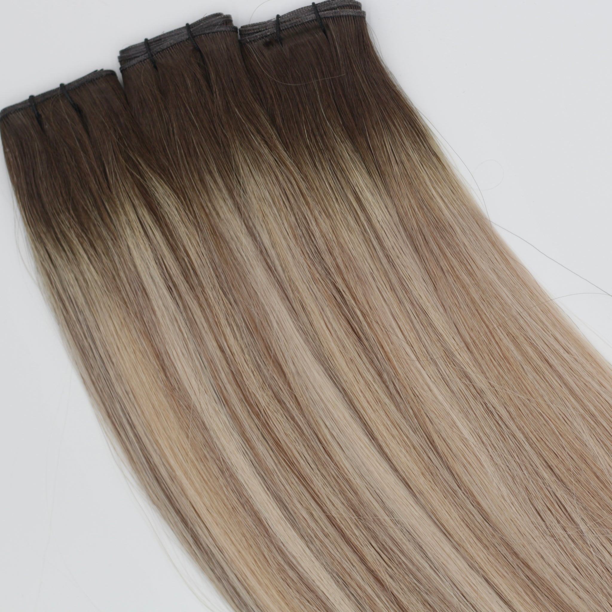 Rooted Silk Blonde Piano - Individual Hand Tied Weft