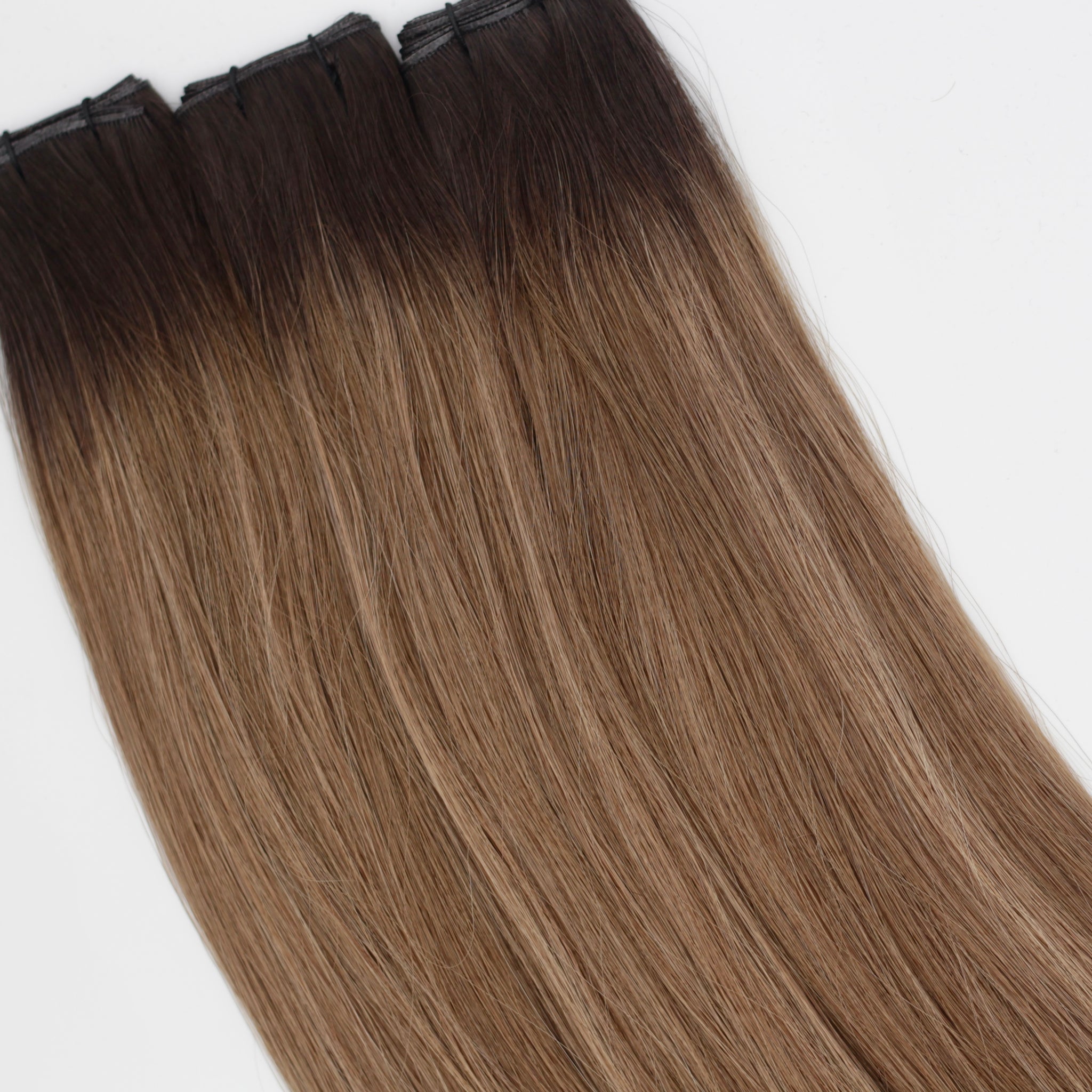 Rooted Suede Brown - Individual Hand Tied Weft