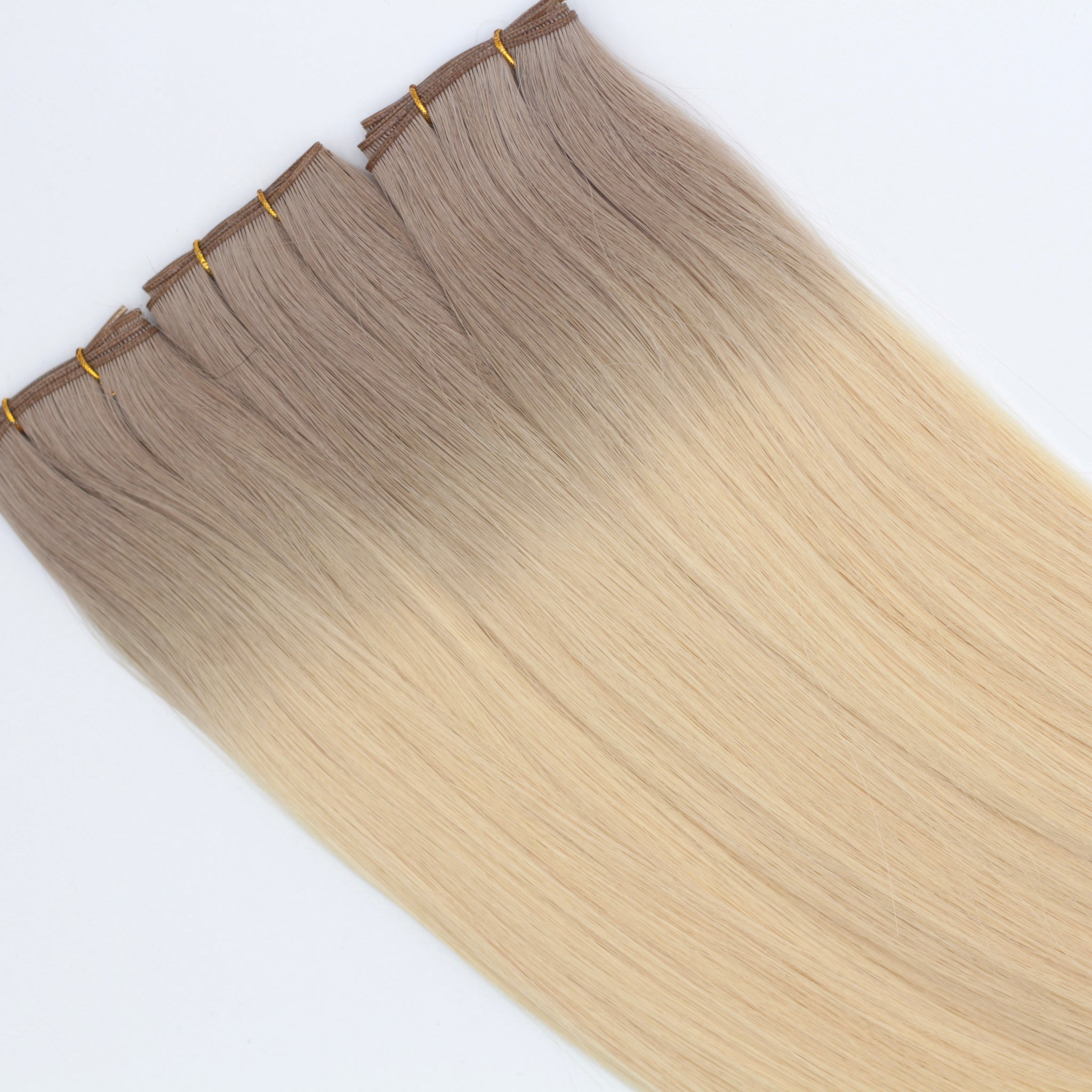 Soft Rooted Platinum - Keratin Flat Tips (Half Pack)