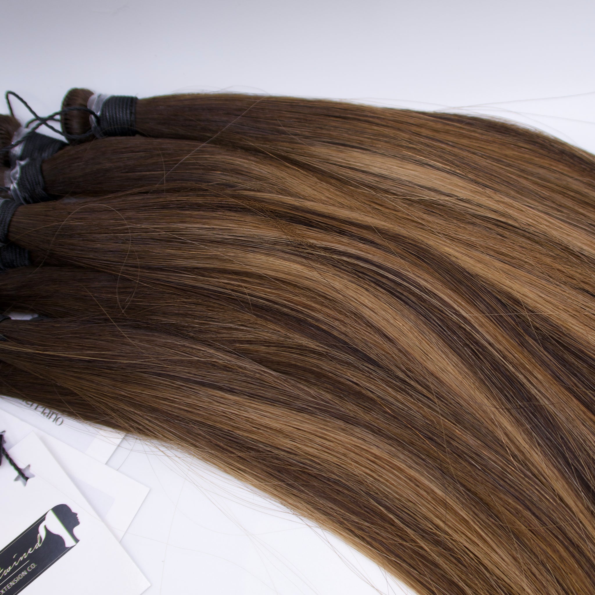 Rooted Dark Caramel Piano - InterMix Wefts