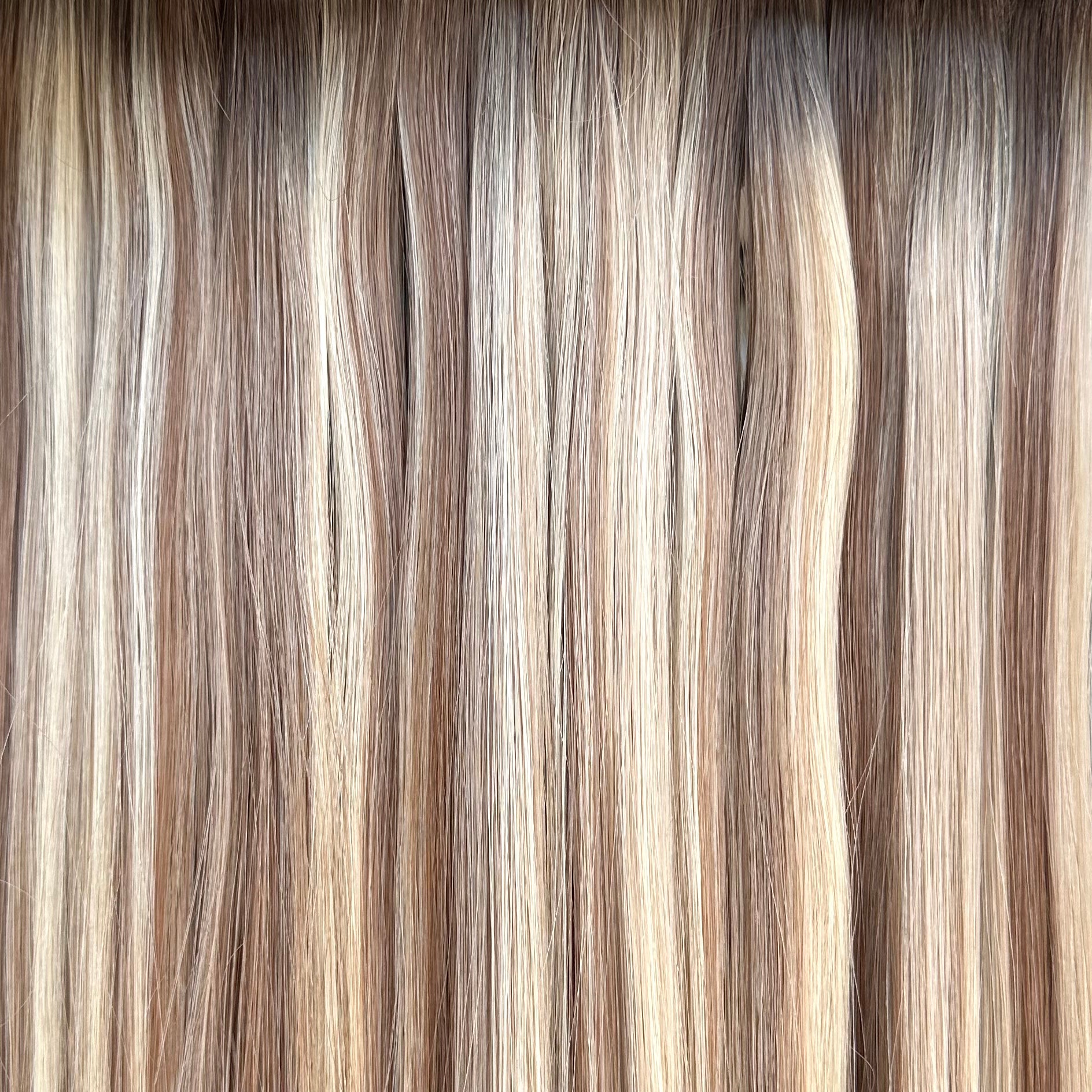 Rooted Coconut Blonde Piano - Luxe Hand Tied Weft