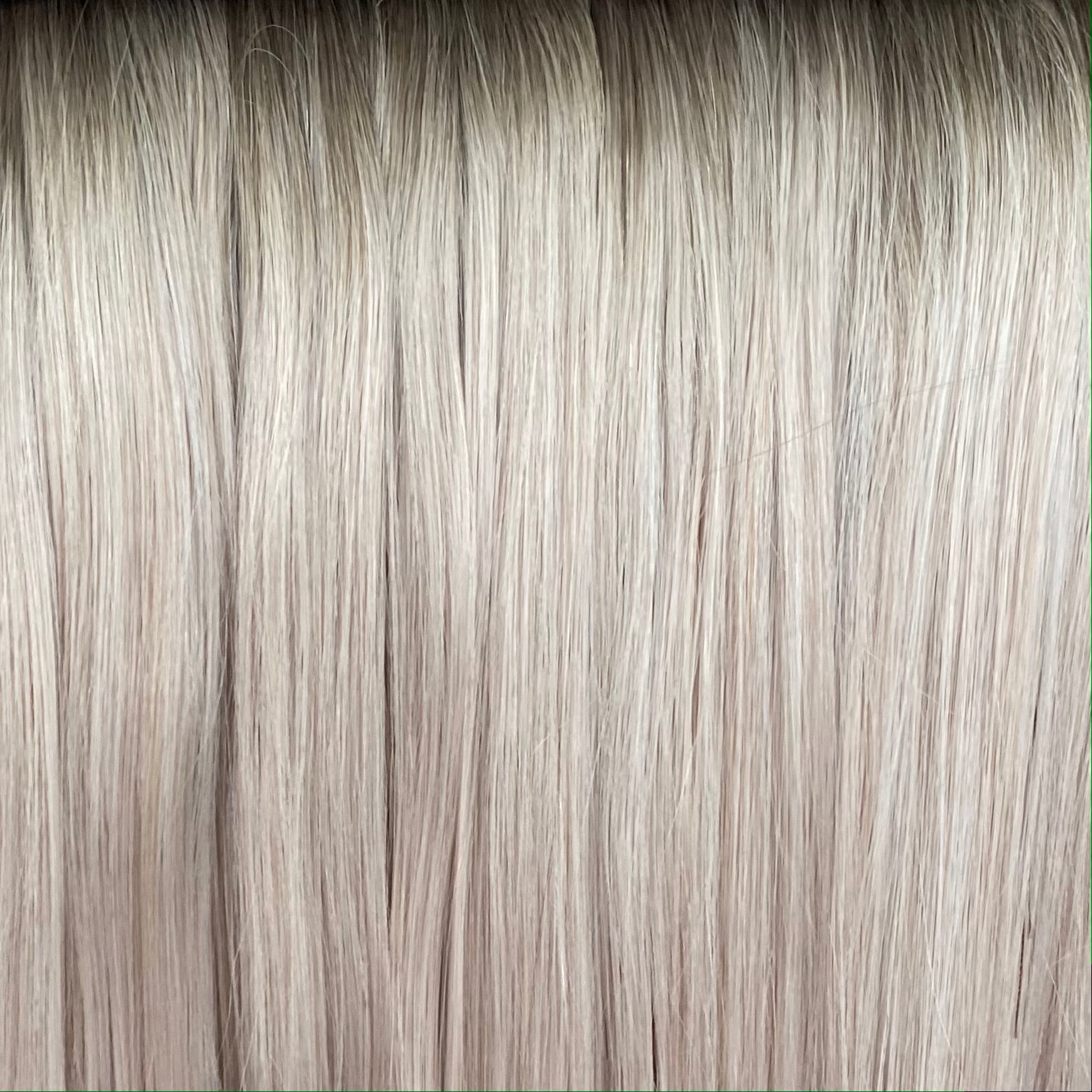 Rooted Vanilla Blonde - Luxe Hand Tied Wefts