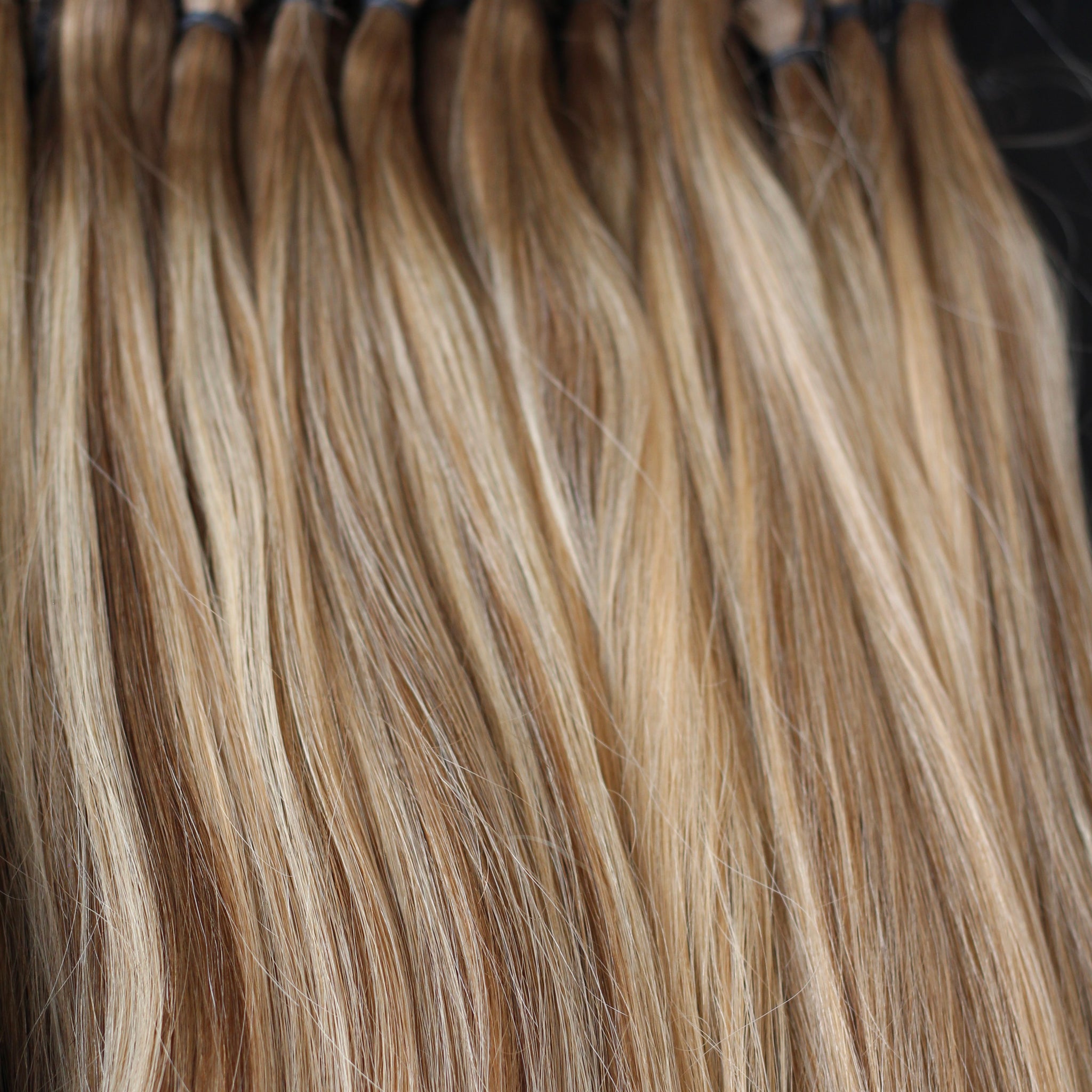 Rooted Terra Brown Piano - InterMix Wefts – Intertwined Hair Extensions