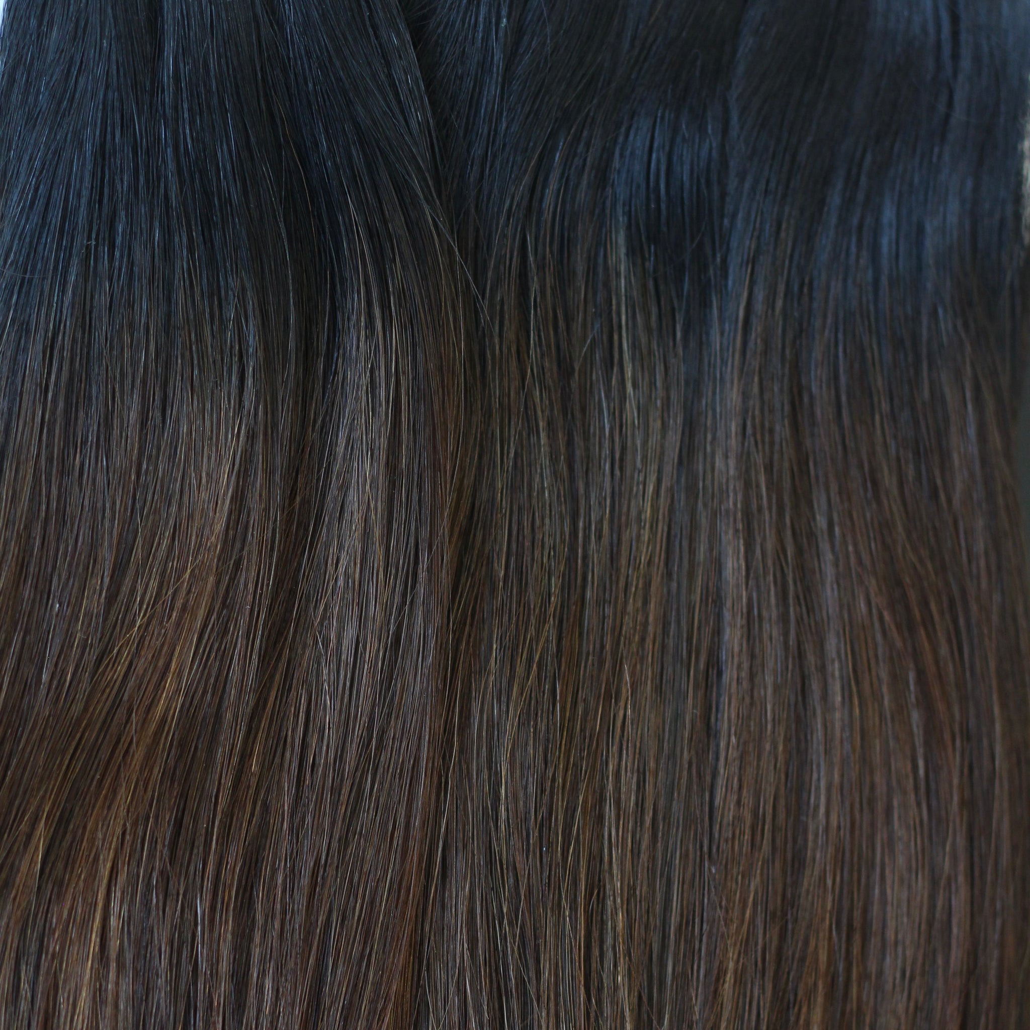 Rooted Deep Terra Brown Piano - Luxe Hand Tied Wefts